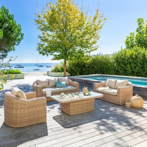 Salon de jardin BORA - 6 places – Image 1