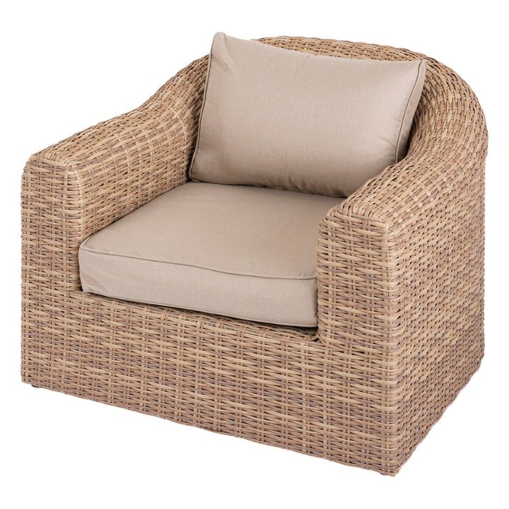 2SALON4 Fauteuil individuel - Salon de Jardin MAYA/BALI – Image 1