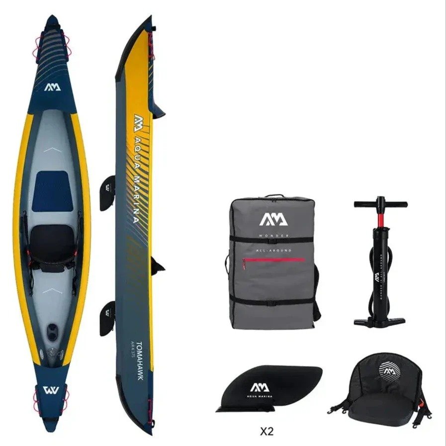 AA3 (1) Kayak Gonflable Aqua Marina Tomahawk AIR-K pour 1 personne – Image 1