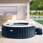 Spa Gonflable Bleu Marine 6 places + Couverture thermique
