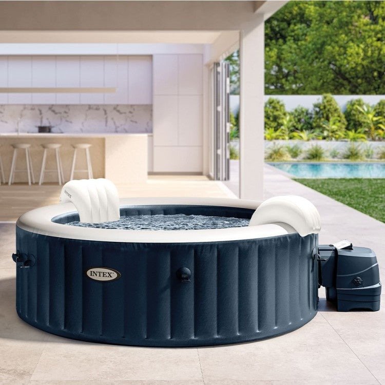 BLUE1 Spa Gonflable Bleu Marine 6 places + Couverture thermique – Image 1