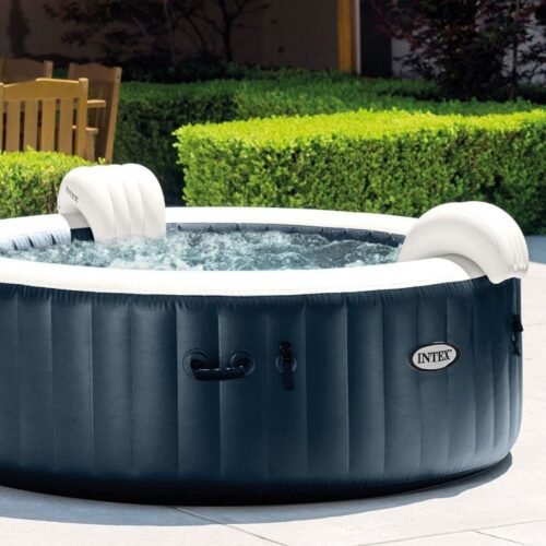 Spa Gonflable Bleu Marine 6 places + Couverture thermique – Image 5