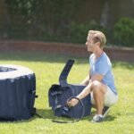 Spa Gonflable Bleu Marine 6 places + Couverture thermique – Image 8