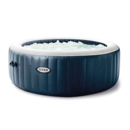 Spa Gonflable Bleu Marine 4 places + Couverture thermique – Image 2