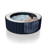 Spa Gonflable Bleu Marine 4 places + Couverture thermique – Image 5