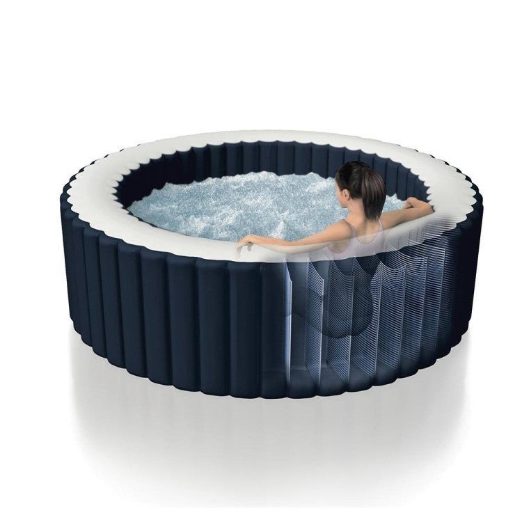 BM4 Spa Gonflable Bleu Marine 4 places + Couverture thermique – Image 5