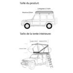 Tente de toit à coque en Aluminium - 2 Personnes – Image 19