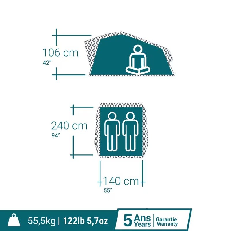 Designsanstitre-2024-06-20T18211 Tente de Toit MH500 Fresh & Black - 2 Personnes – Image 4