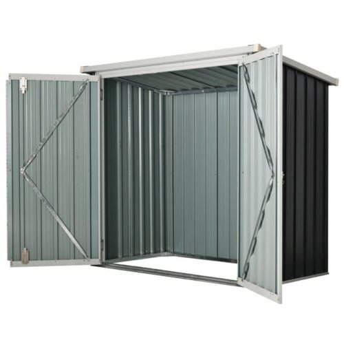 Abri de Jardin en Acier - 147 x 86 cm - 1,26 m² - 2 portes verrouillables – Image 4