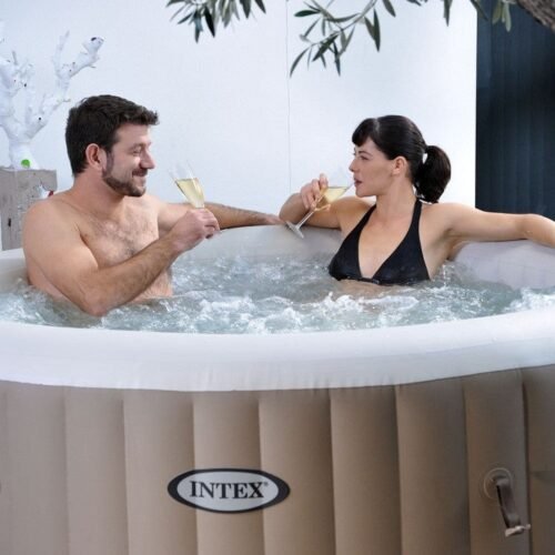 Spa Gonflable Sahara 4 places + Couverture thermique – Image 3