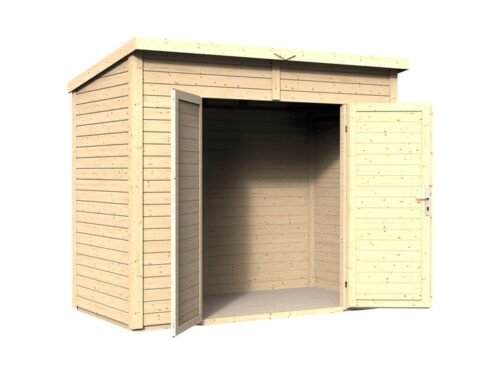 Abri de jardin en bois - 2.8m² - 244 x 121cm – Image 3