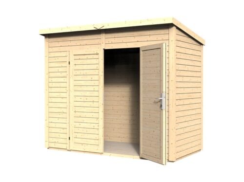 Abri de jardin en bois - 2.8m² - 244 x 121cm – Image 4