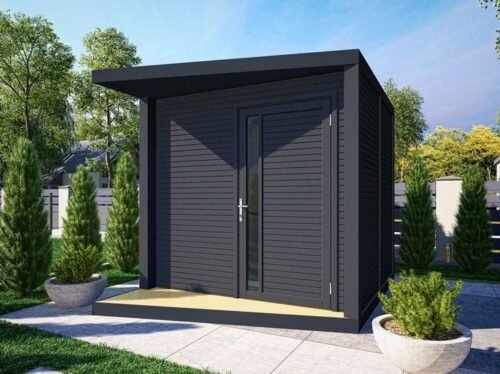 Abri de jardin NERO – 6 m² - 237×297 cm – Image 1