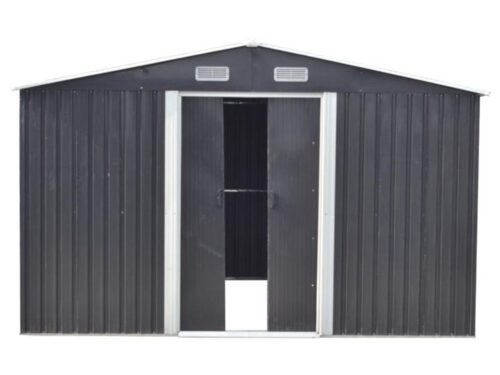 Abri de Jardin en Acier Galvanisé Gris 12,5 m² – Image 5