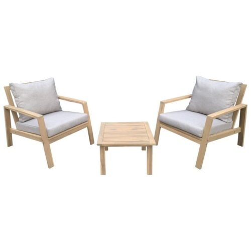 Salon de jardin en acacia - 2 places – Image 2