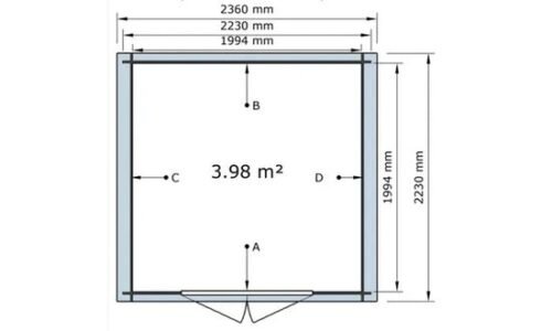 Abri de Jardin Traité Autoclave MARMANDE - 7,53m² - 3,98m² – Image 6