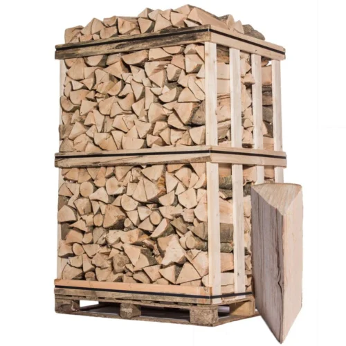Bois de chauffage – 33 cm – Mélange de bois durs – Palette 2 m3 – 3 Stères – Image 1